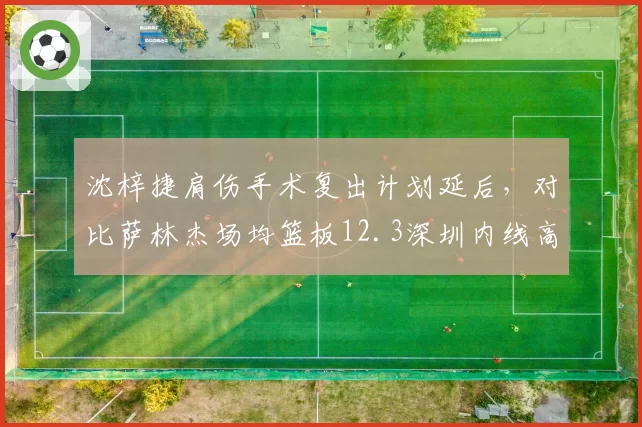 沈梓捷肩伤手术复出计划延后，对比萨林杰场均篮板12.3深圳内线高度骤降